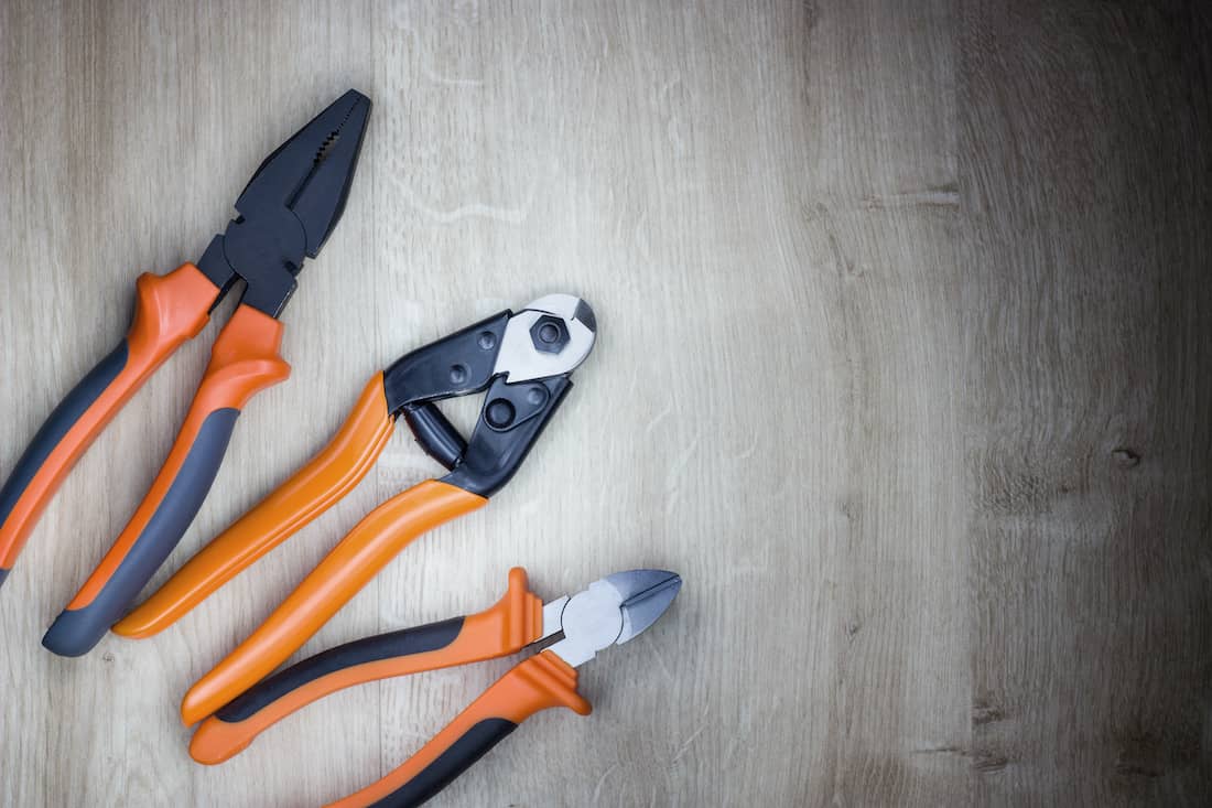 Wire cutter and pliers essential tools